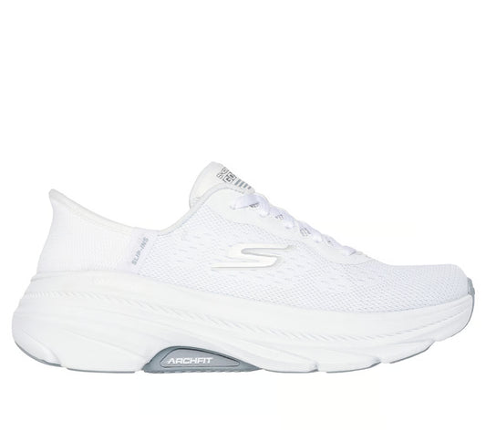 Skechers Slip-ins: Max Cushioning Arch Fit 2.0 – Antilles (White/Silver)