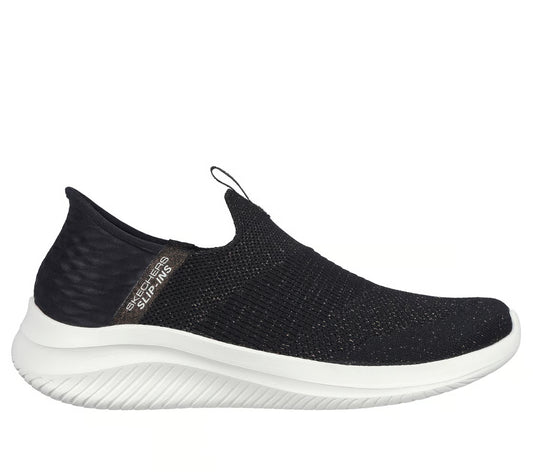 Skechers Slip-ins: Ultra Flex 3.0 – Glitter Me (Black / Gold)