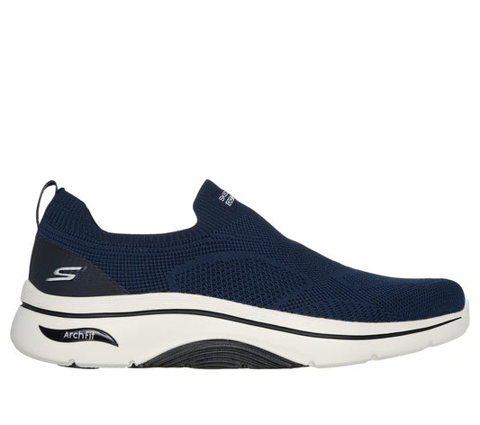 Skechers GO WALK Arch Fit 2.0 – Knitted Relief (Navy / Black)