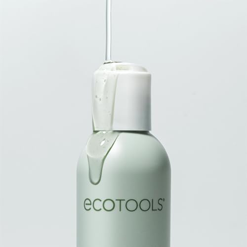 EcoTools Makeup Brush and Sponge Shampoo, Removes Makeup, Dirt, & Impurities From Makeup Brushes & Makeup Blending Sponges, Fragrance-Free, Vegan, & Cruelty-Free, 6 fl.oz./ 177 ml, 1 Count