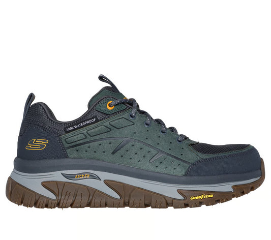 Skechers Waterproof: Arch Fit Road Walker – Vernal (Green)