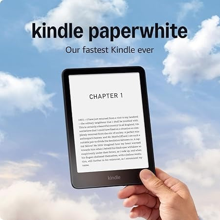 Amazon Kindle Paperwhite (Newest Generation) – 16GB, Glare-Free Display, Weeks of Battery Life