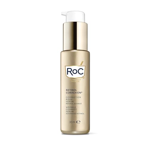 RoC - Retinol Correxion Wrinkle Correct Face Serum - Daily Anti-Wrinkle & Aging Treatment - Visible Wrinkle Reduction Formula - Pure RoC Retinol - with Ascorbic Acid - 30 ml