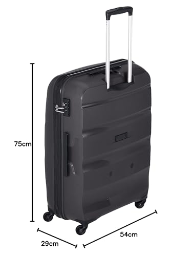 AMERICAN TOURISTER Bon AIR - Spinner L, Suitcase, 75 cm, 91L, Black (Black)