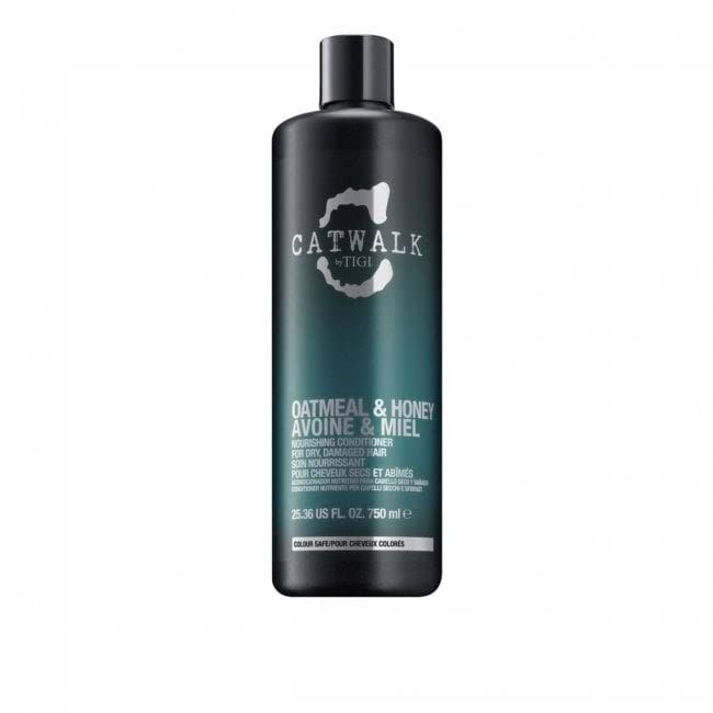 Catwalk by TIGI - Oatmeal & Honey Nourish Shampoo and Conditioner Set - Restoring Professional Haircare - Great For Dry and Damaged Hair - 2x750ml