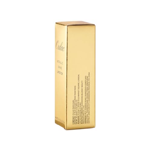 OULAC Metallic Shine Glitter Lipstick, Pink High Impact Lipcolor, Lightweight Soft and Ultra Hydrating, Long Lasting, Vegan & Cruelty-Free, Full-Coverage Lip Color 4.3 g/0.15 HIP & HIPPIE(11)