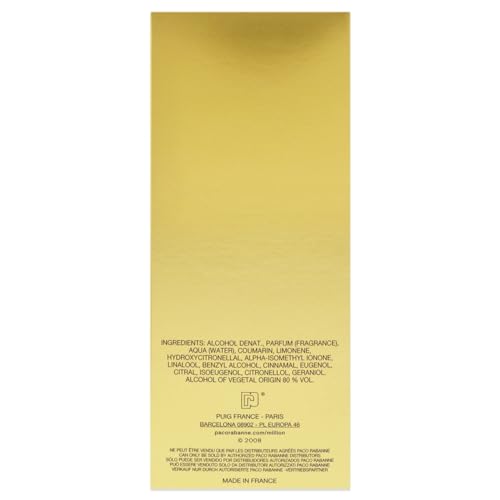 Paco Rabanne 1 Million For Men 3.4 Oz Edt Spray