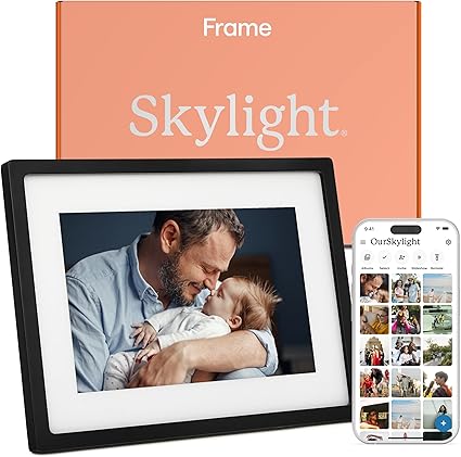 Skylight Wi-Fi Digital Picture Frame – 10″ Touch Screen (Black)