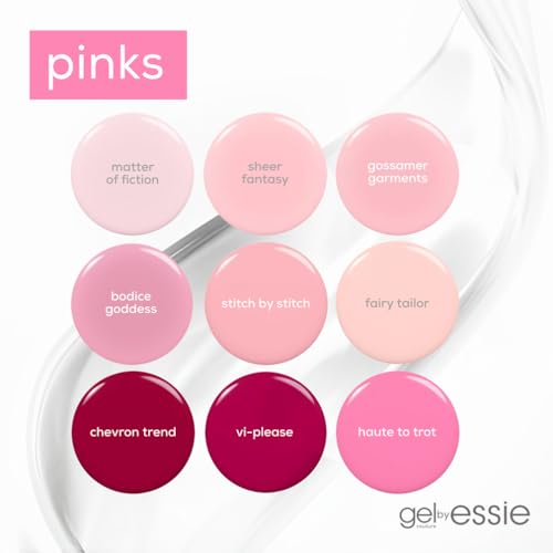 Essie Gel Couture Nail Polish, Lasts Up To 15 Days, Flex.e Gel Technology, No Chipping, Glass-Like Shine, Vegan Formula, 40 Fairy Tailor, 13.5 ml