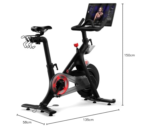 Original Peloton Bike | Indoor Stationary Exercise Bike with Immersive 22” HD Touchscreen, Black