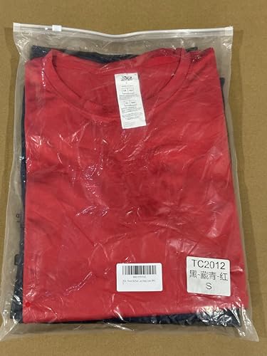 Long Sleeve Workout Shirts for Men - Dry Fit Long Sleeve T-Shirts Moisture Wicking Running Fitness Sports Athletic Crew Tee Tops Black/Navy/Red-3P05-XL