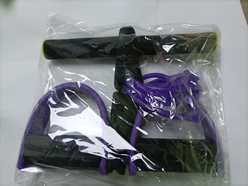 Multifunction Resistance Training 6 Tube Pedal Resistance Band Sit-up Pull Rope Fitness Pedal Exerciser Tension Rope Sport Trainer Equipment for Legs Fitness Arm Slimming Training