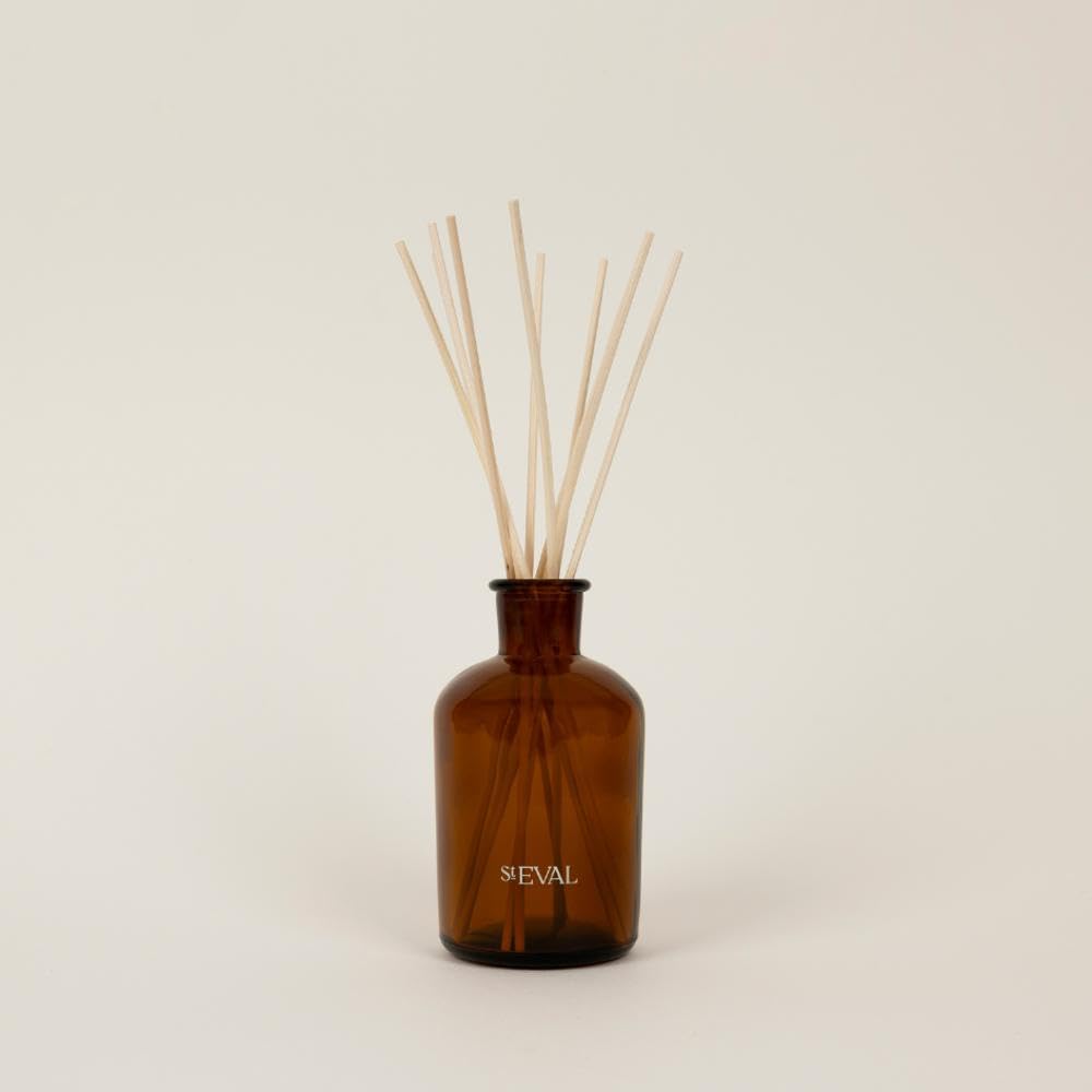 St. Eval Sea Salt - Scented Reed Diffuser Set - A Unique and Elegant Fusion of Fresh Marine Scents with Salty Accords and Floral Notes on a Bed of Musk - 150 ml