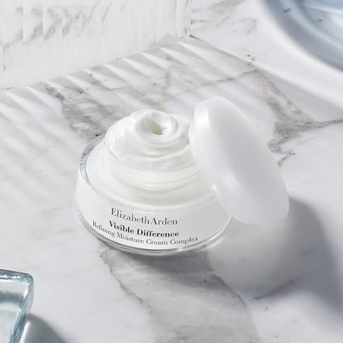 Elizabeth Arden Visible Difference Refining Moisture Cream Complex for Face, 75ml, Rich Emollient Formula, for Anti-Ageing & Tired Skin, Unisex