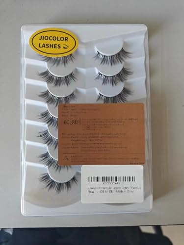 Natural Lashes That Look Like Extensions Strip Lashes Natural Look Thin Band Wispy Eyelashes 13mm Cat Eye False Eyelashes Foxy Eye Lashes 12 mm 7 Pairs S10