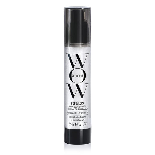 COLOR WOW Pop + Lock Frizz Control Serum: Prevent Colour Fade, Seal Split Ends, and Add Gloss - Get Silky, Shiny Hair!