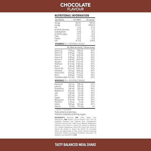 SlimFast Ready To Drink Chocolate Shake – 6 x 325ml