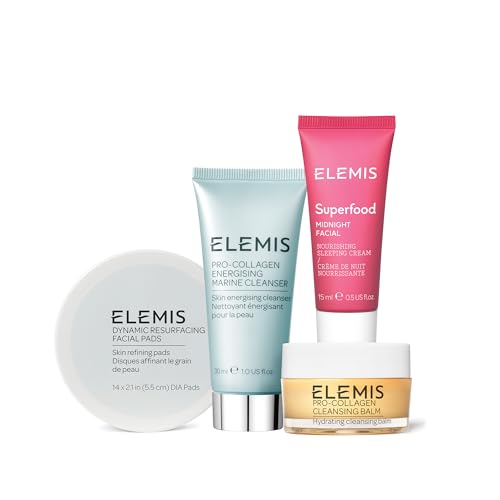 ELEMIS Midnight Glow Gift Set Worth £59.50, Luxurious skincare set for glowing, radiant skin - Elemis Gift Set for Women