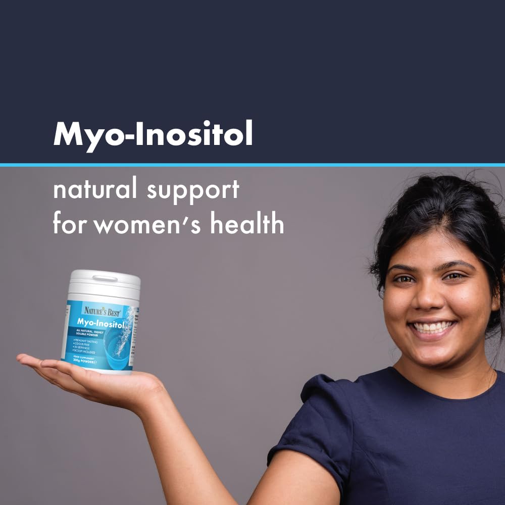 Myo-Inositol 200g Powder, Elevate Your Energy. | Suitable for Women with PCOS | Fast Absorbing | 50 Servings | Delicious & Easy to Mix | 4g-a-Day for Hormonal Balance & Wellbeing!