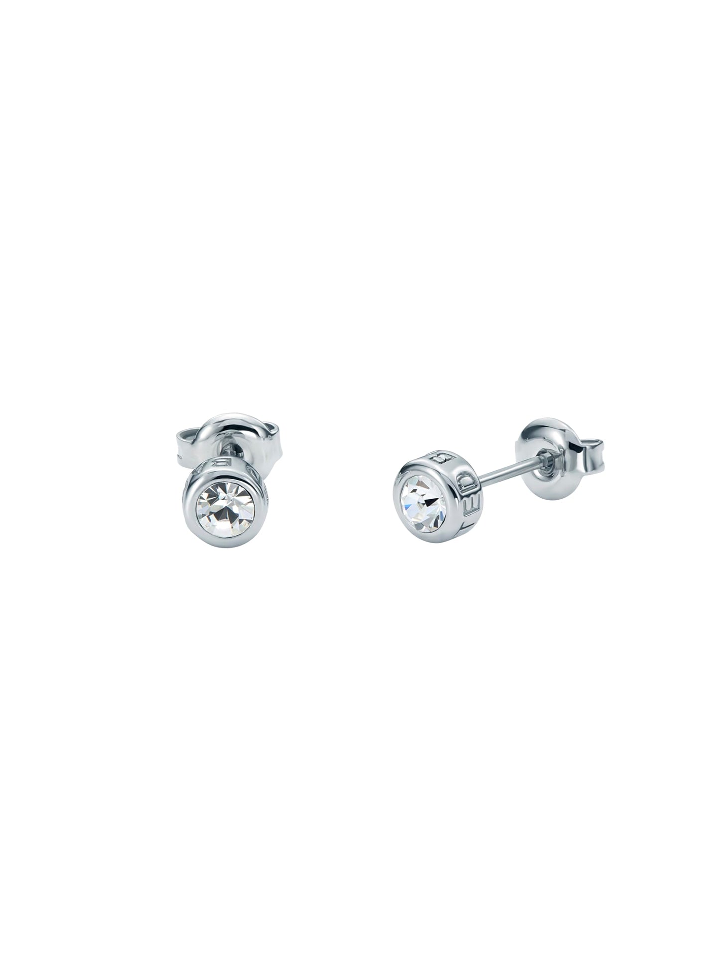 Ted Baker Sinee Mini Crystal Stud Earrings For Women (Silver/Crystal)