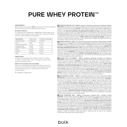 Bulk Pure Whey Protein Vanilla 1 kg | TRYTLION
