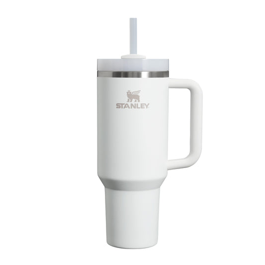 Stanley Quencher H2.0 Flowstate Tumbler 1.2L - Cold For 11 Hours - Iced For 48 Hours - Metal Water Bottle With Straw, Handle And Lid - Dishwasher Safe - Travel Mug For Cold Drinks - Frost