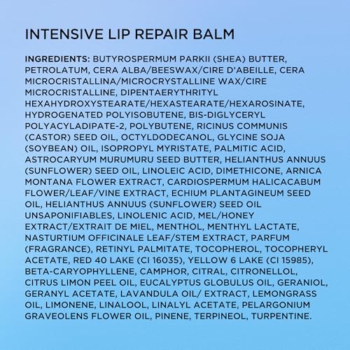 Elizabeth Arden Eight Hour Cream Intensive Lip Repair Balm for Dry & Chapped Lips, 11.6ml, Long-lasting Moisture & Conditioning for Dry Lips, Unisex