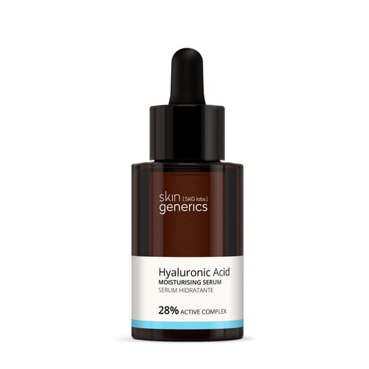 Skin Generics | Pure Organic Hyaluronic Acid Serum | 30ml | Moisturizing Concentrate that Regenerates and Increases Skin Elasticity | Paraben and Paraffin Free Facial Serum | 100% Vegan
