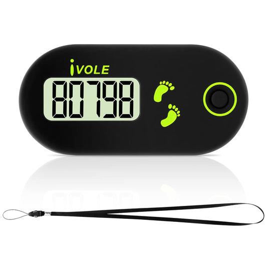 Flintronic Mini 3D Walking Pedometer – Portable Clip Tracker