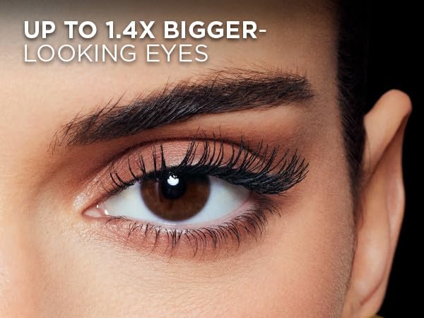 L'Oreal Paris Volumising Mascara, For Intense Volume and a Fanned Out Effect, 1.4x Bigger Looking Eyes, Clump-free Formula, Suitable for Sensitive Eyes, Volume Million Lashes Panorama