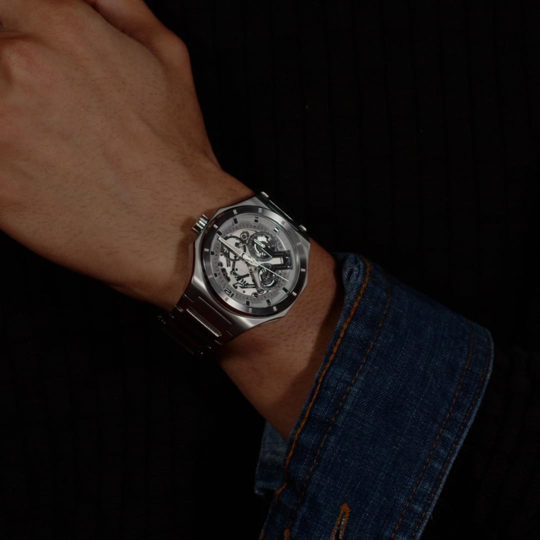 HUGO #Grail Skeleton Multifunction Quartz Watch