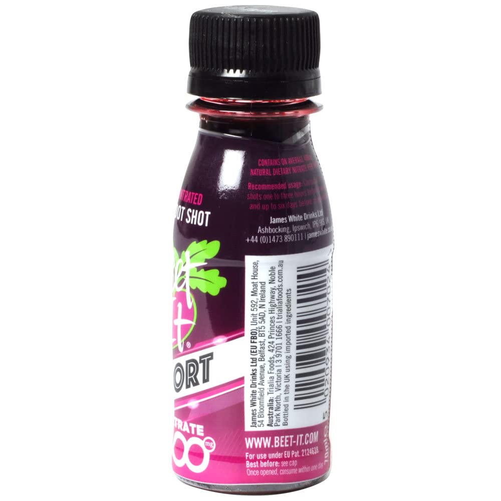 Beet It Sport Nitrate 400 - High Nitrate shots - Concentrated Beetroot Juice (15 x 70ml) Boost Nitric Oxide and Athletic Endurance Performance