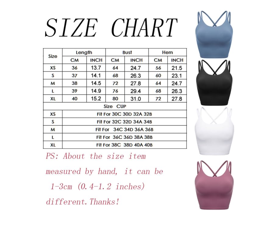 ZAIQUN Women Padded Sports Bra Wirefree for Fitness Workout Running Shirts Yoga Tank Top Rose Purple