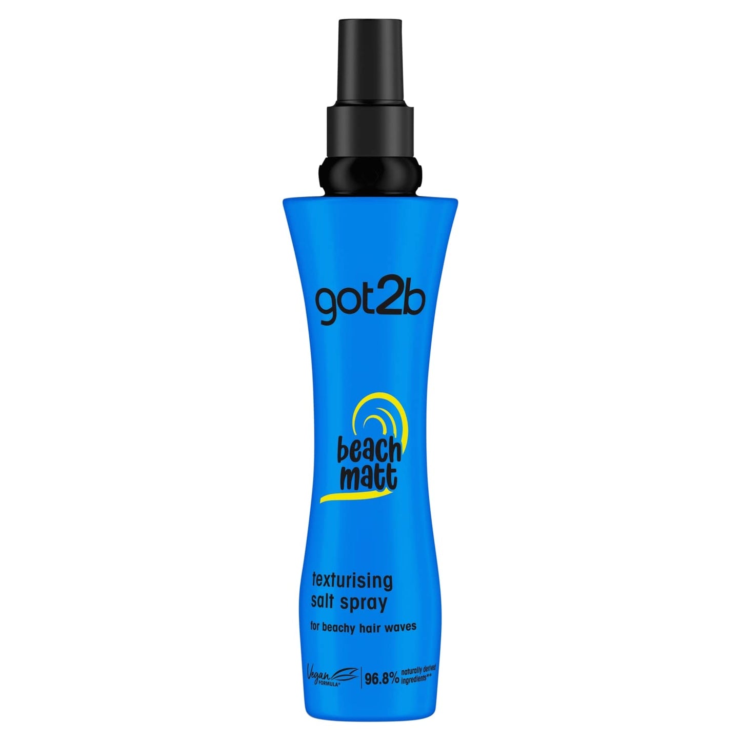 Schwarzkopf got2b Beach Matt Texture Sea Salt Hair Spray, Medium Hold, Creates Waves and Textures with a Matt Finish, packaging may vary, 200 ml ( Pack of 1)