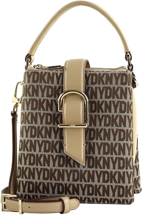 DKNY Women Deena Small Top Handle Crossbody – Chino/Light Khaki
