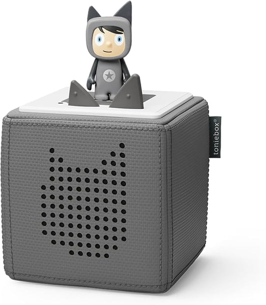 tonies Toniebox 1 Wireless Musical Storybox Starter Set – Creative, Grey