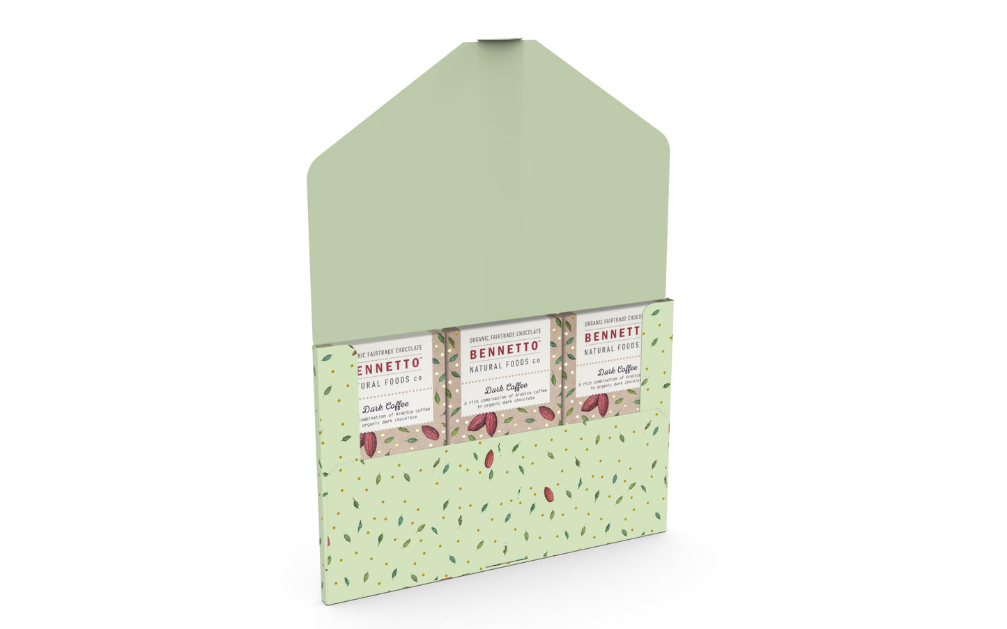 Organic Fairtrade Dark Chocolate – Bennetto 6×80 g Gift Set