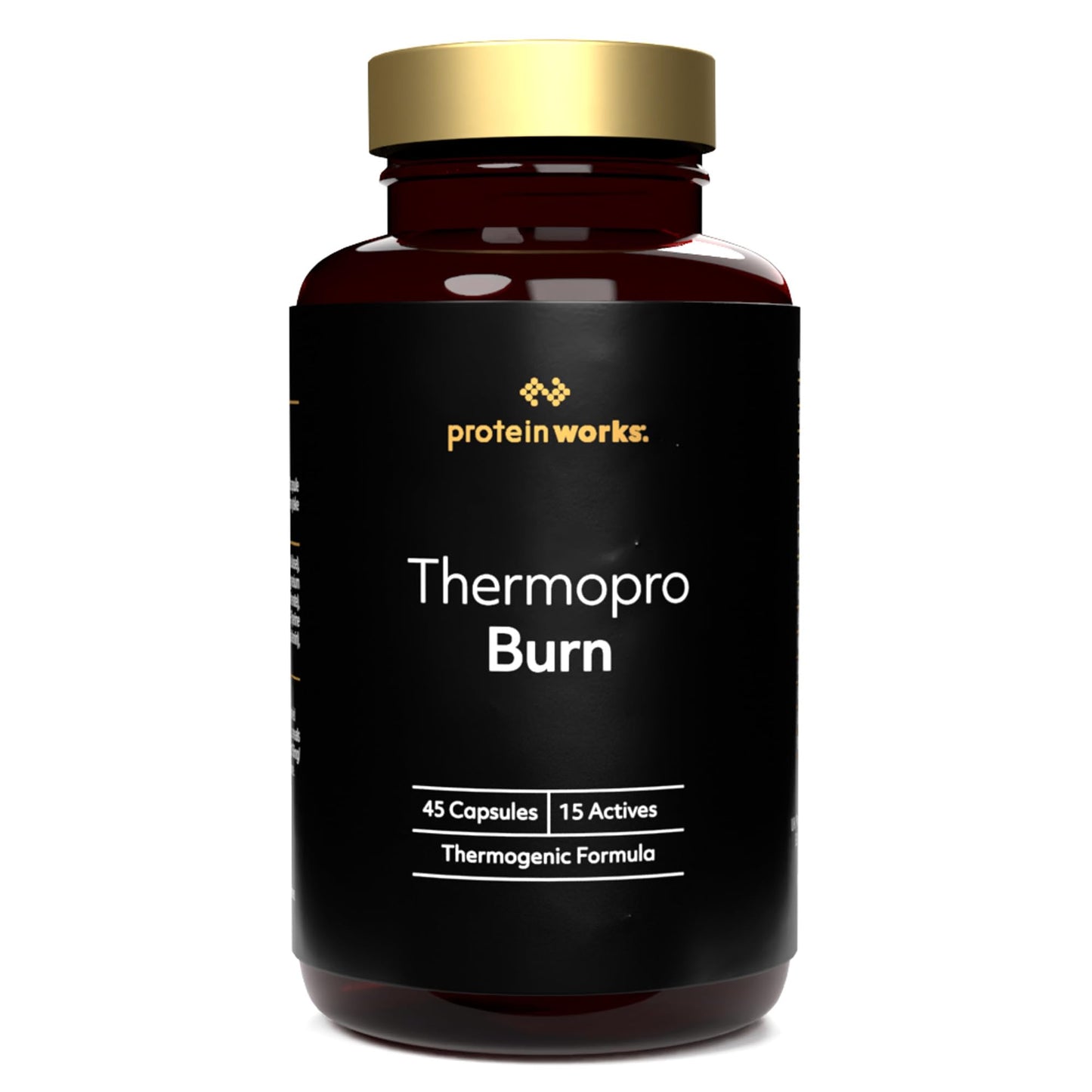 Protein Works - Thermopro Burn Tablets | Preworkout Supplement With Caffeine | Reduces Tiredness & Fatigue | 45 Capsules