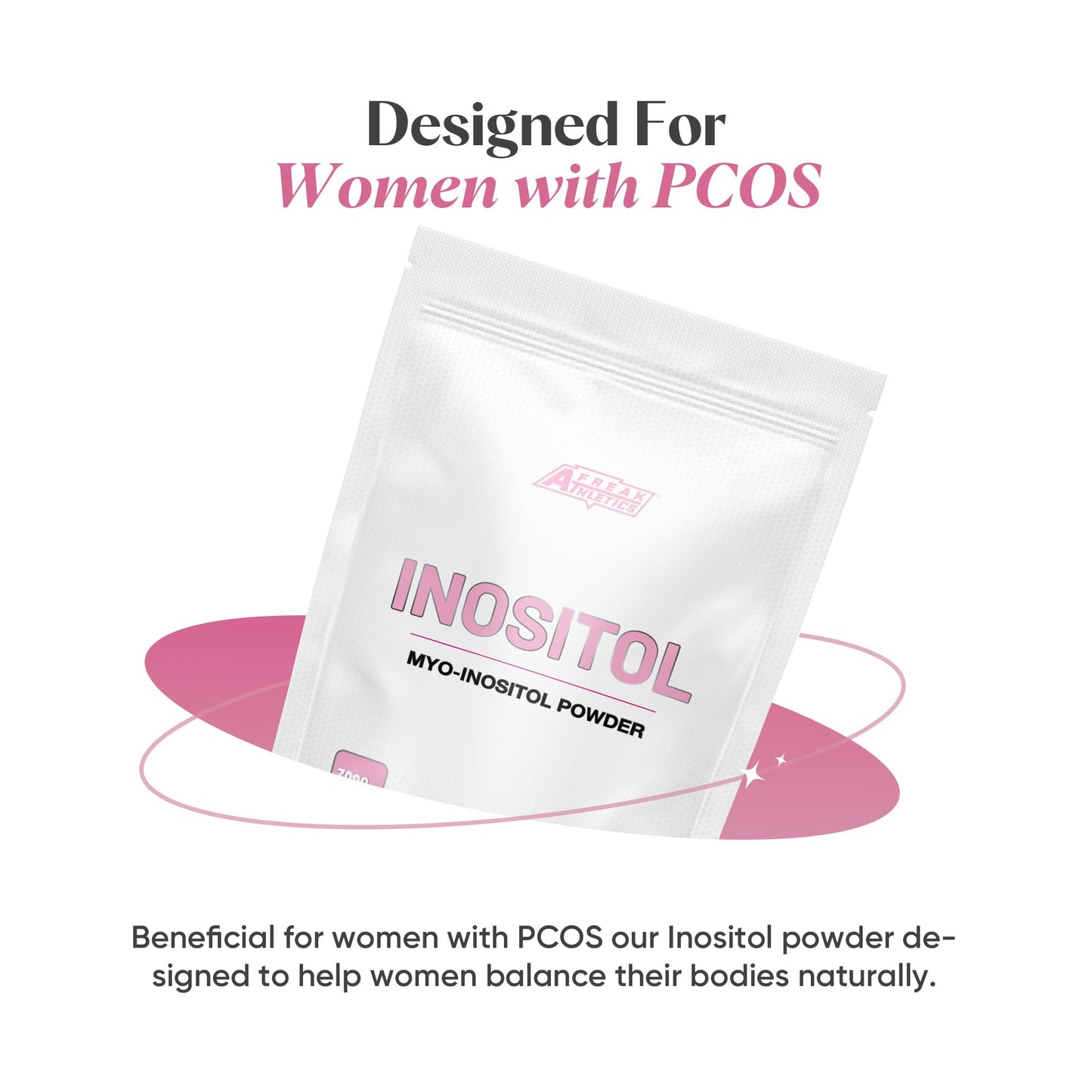 Inositol (Myo-Inositol) Powder 300g | Premium Myo Inositol Powder - Supports Women with PCOS - Promotes Hormonal Balance & Normal Ovarian Function