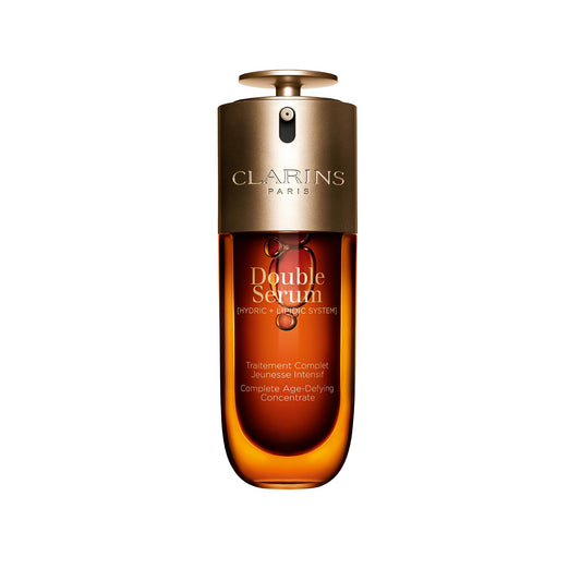 Clarins NEW Double Serum | Anti Aging Face Serum | Visibly Firms, Smoothes, Boosts Radiance, and Refines Pores | 24H Hydration | All Skin Types 50ml