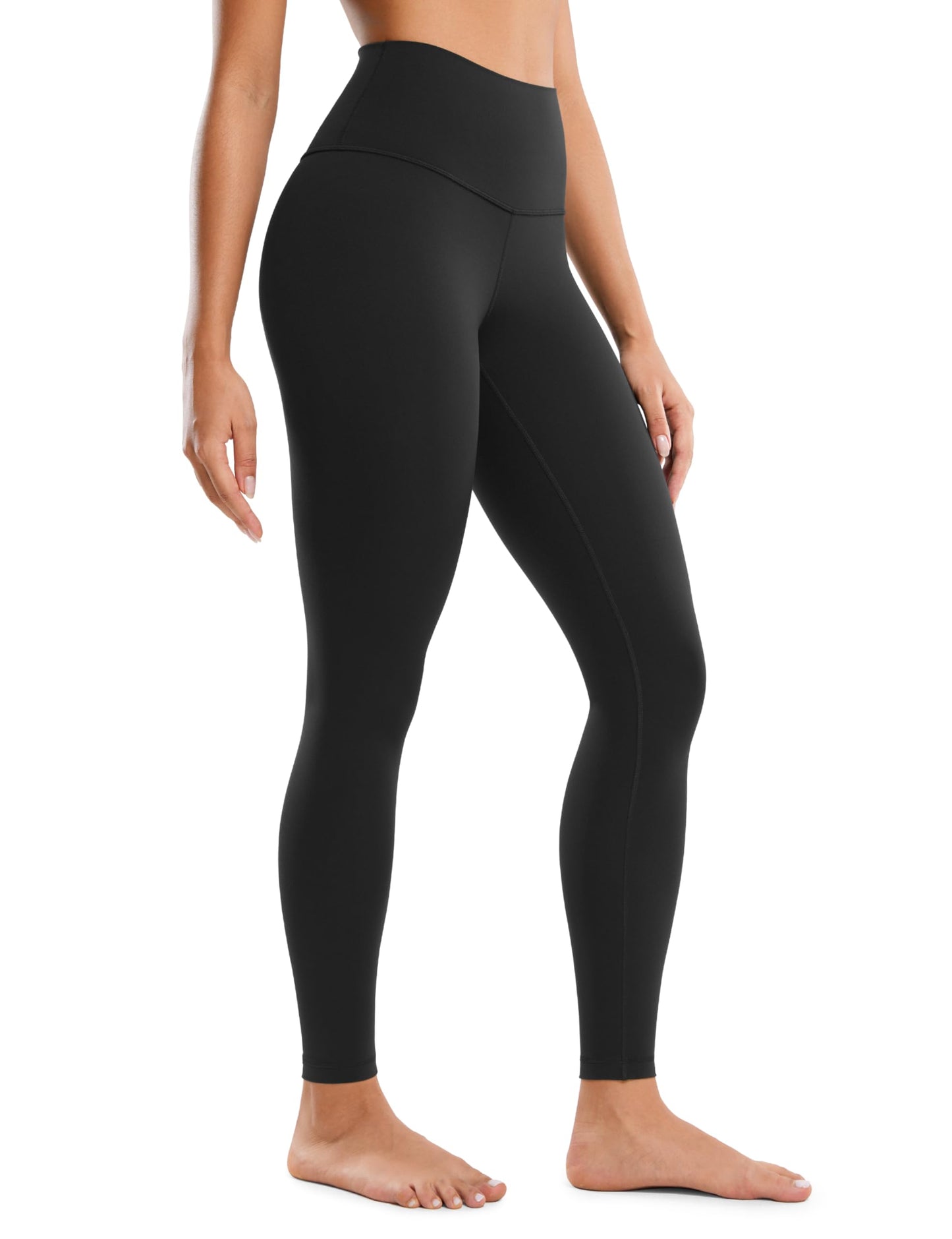 CRZ YOGA Women's Butterluxe Yoga Leggings 28'' - High Waisted Workout Gym Leggings Buttery Soft Yoga Pants Black 14