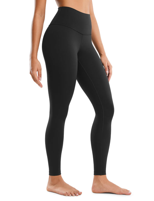 CRZ YOGA Women's Butterluxe Yoga Leggings 28'' - High Waisted Workout Gym Leggings Buttery Soft Yoga Pants Black 14