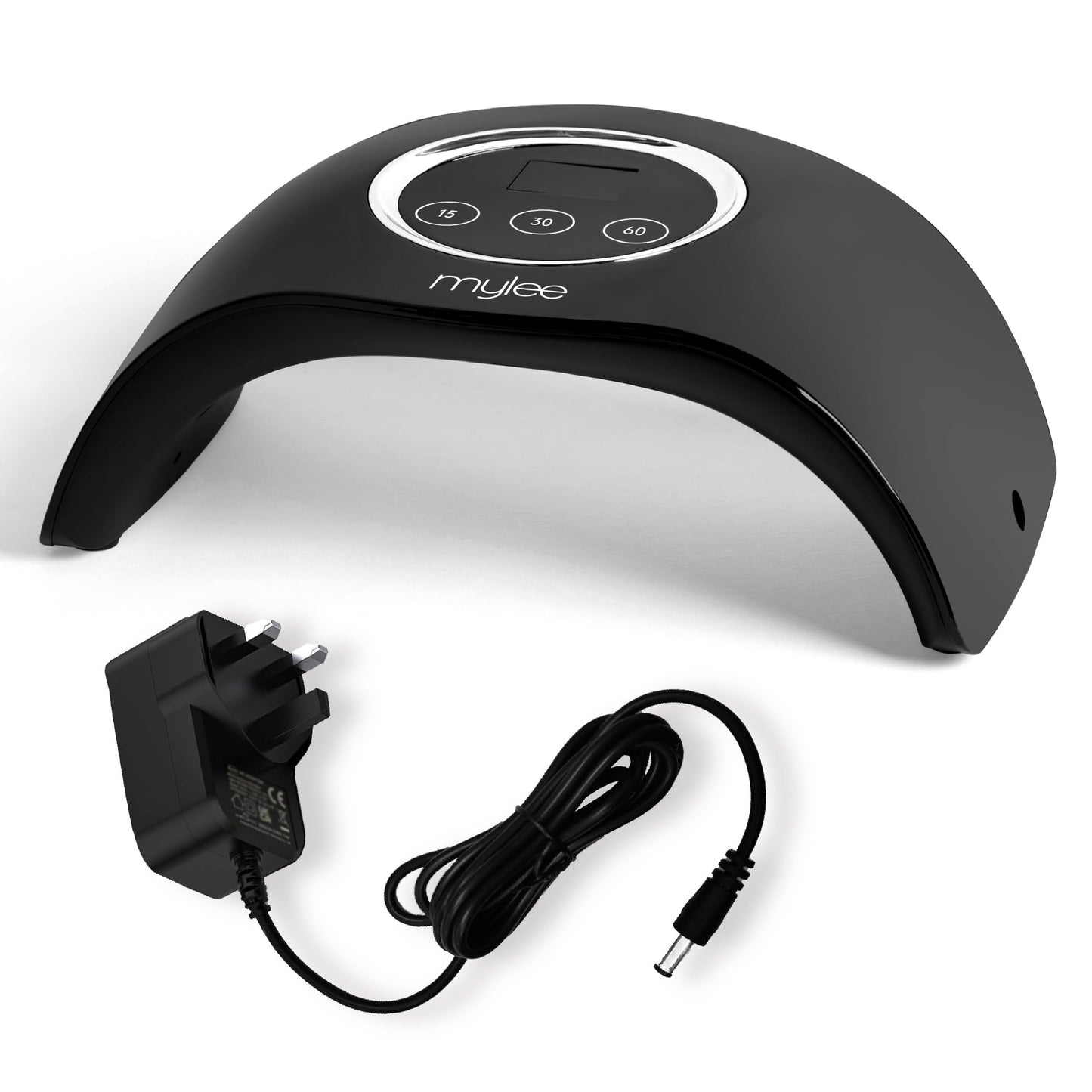 Mylee LED Gel Polish Nail Drying Lamp Kit, Compatible With All Gel Polish, Kit includes Petite LED Nail Curing Lamp, Top & Base Coat 2x10ml, Nail Prep & Polish Wipe 125ml, Gel Remover 125ml
