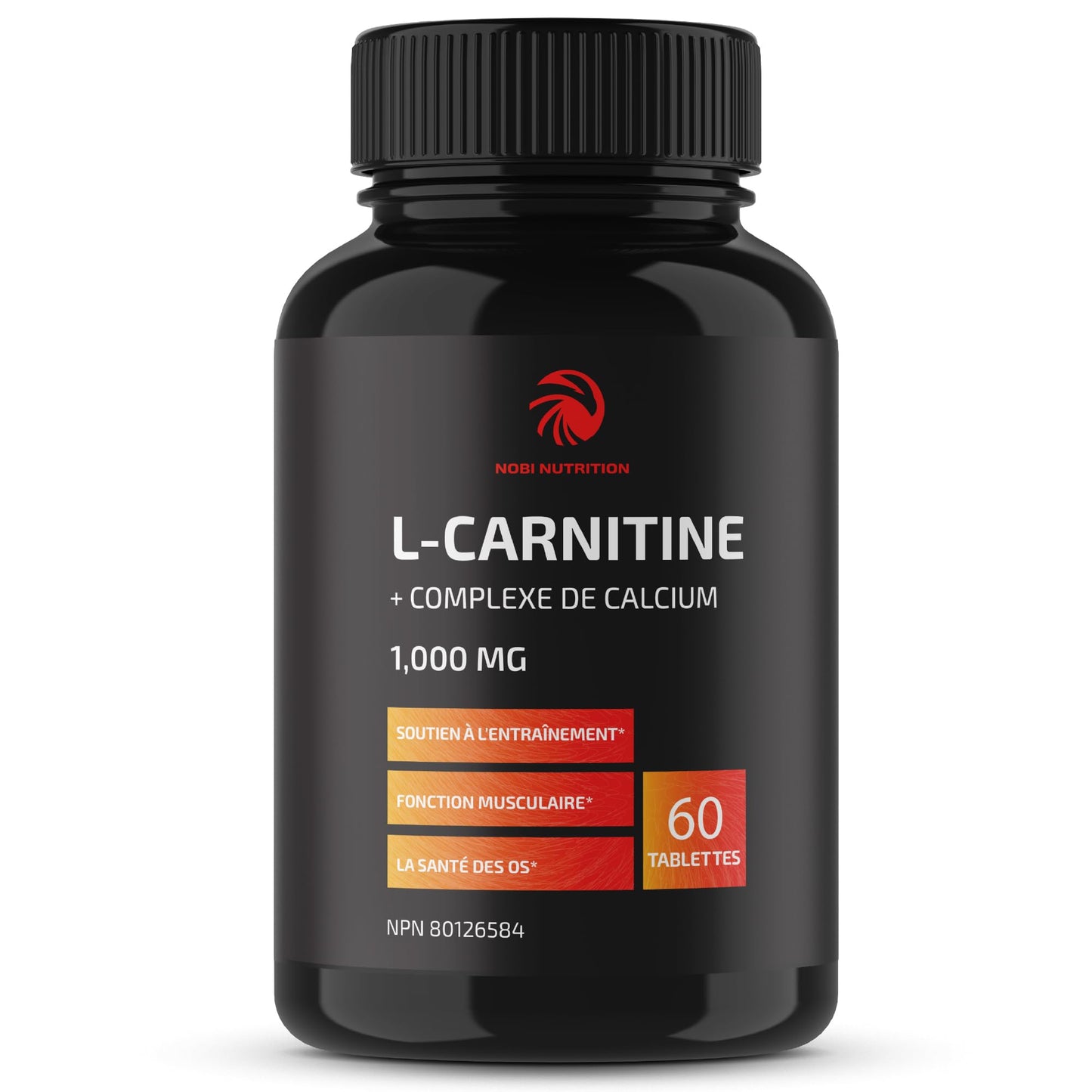 L Carnitine 1100mg | Performance, Fitness, Energy & Metabolism Support Supplement for Men & Women | L-Carnitine L Tartrate Complex to Support Thermogenesis & Weight Management | Vitamin D | 60 Tablets