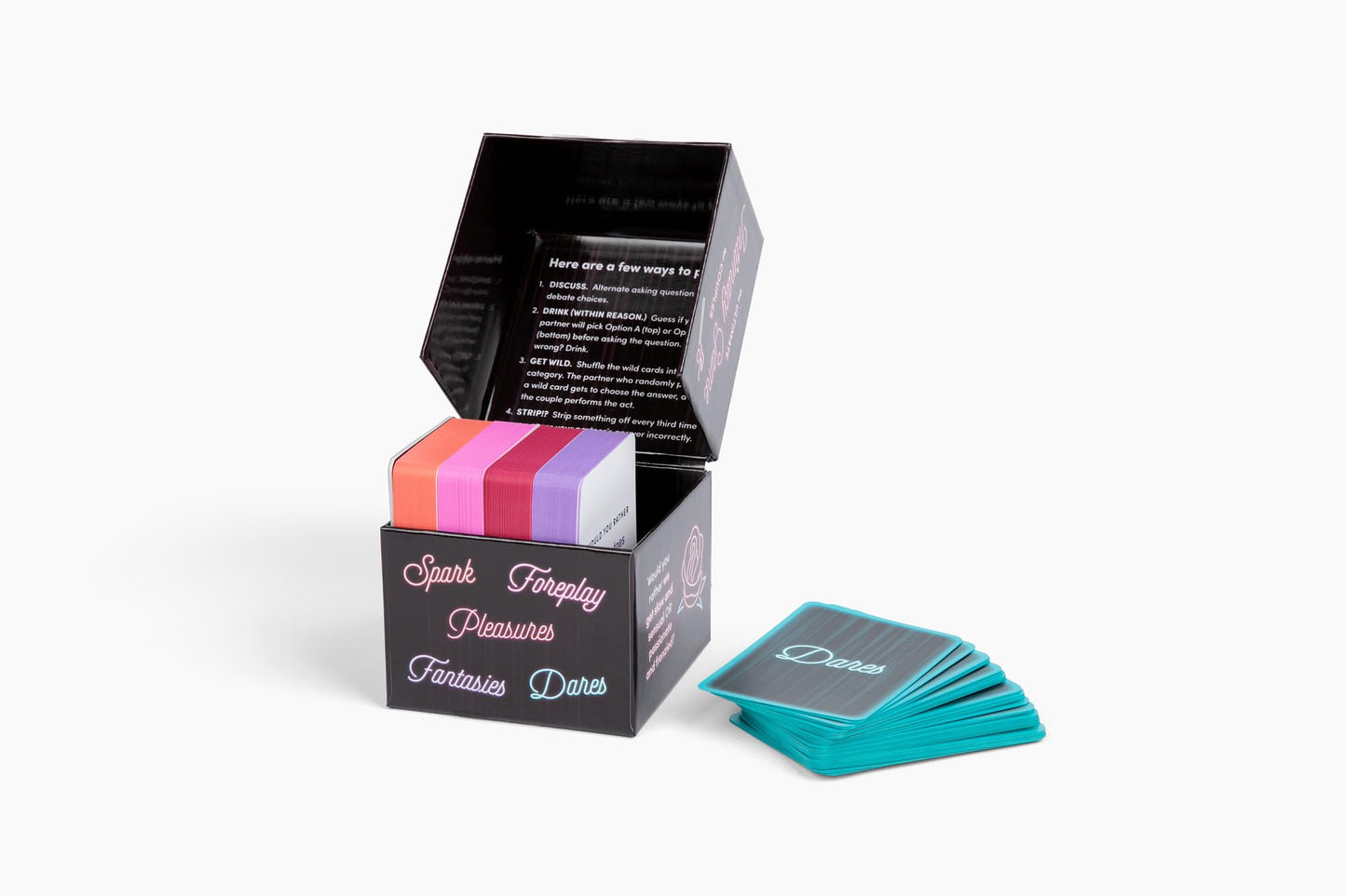 The Ultimate Intimacy Game for Couples: Would You Rather? Questions to Heat Things Up in and Out of the Bedroom 250 Cards. Includes Wild Cards!