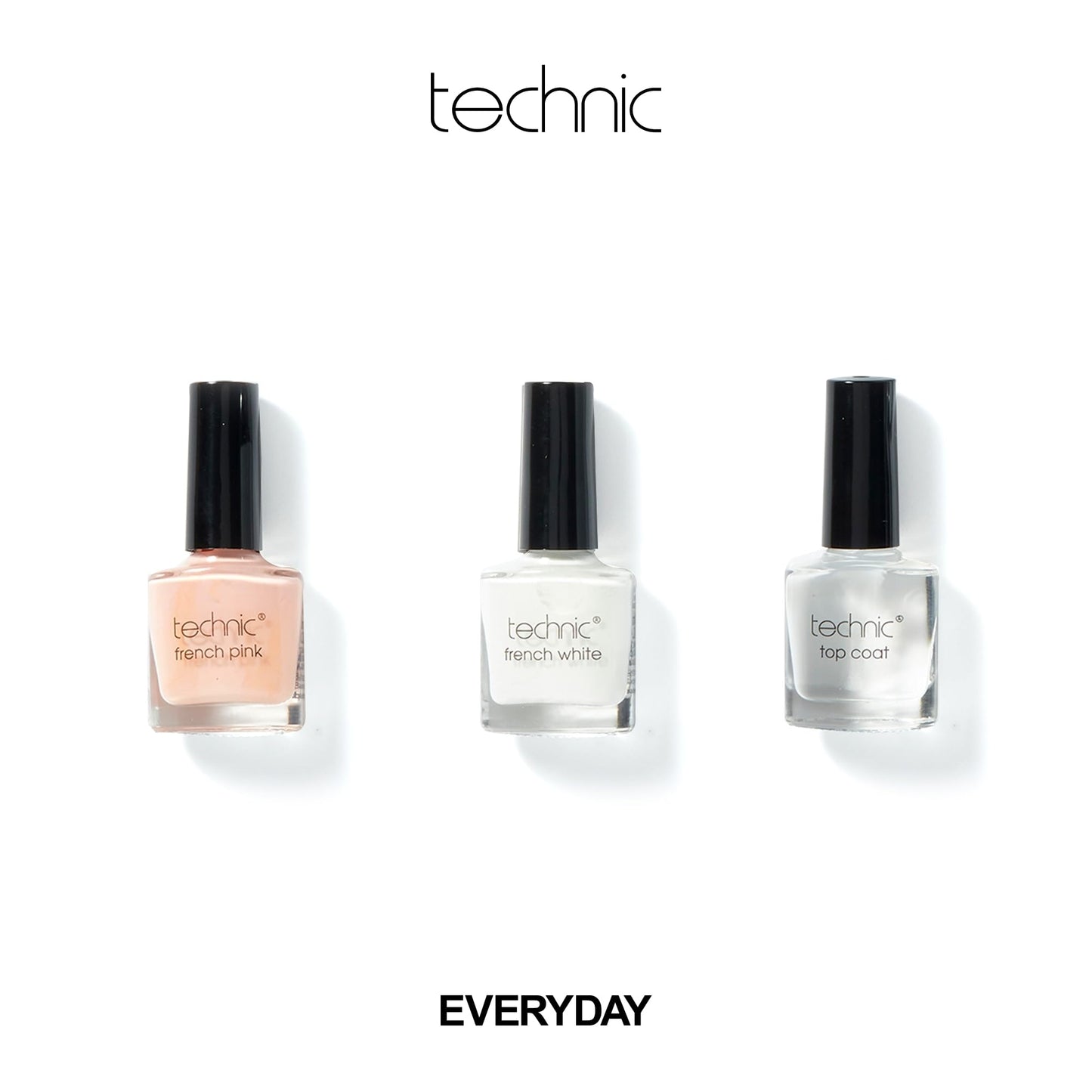 Technic French Manicure 12Pc Beauty Case - Contains Everything to Create The Classic French Manicure in Minutes - Portable Carry Case Perfect for Gift or Travel