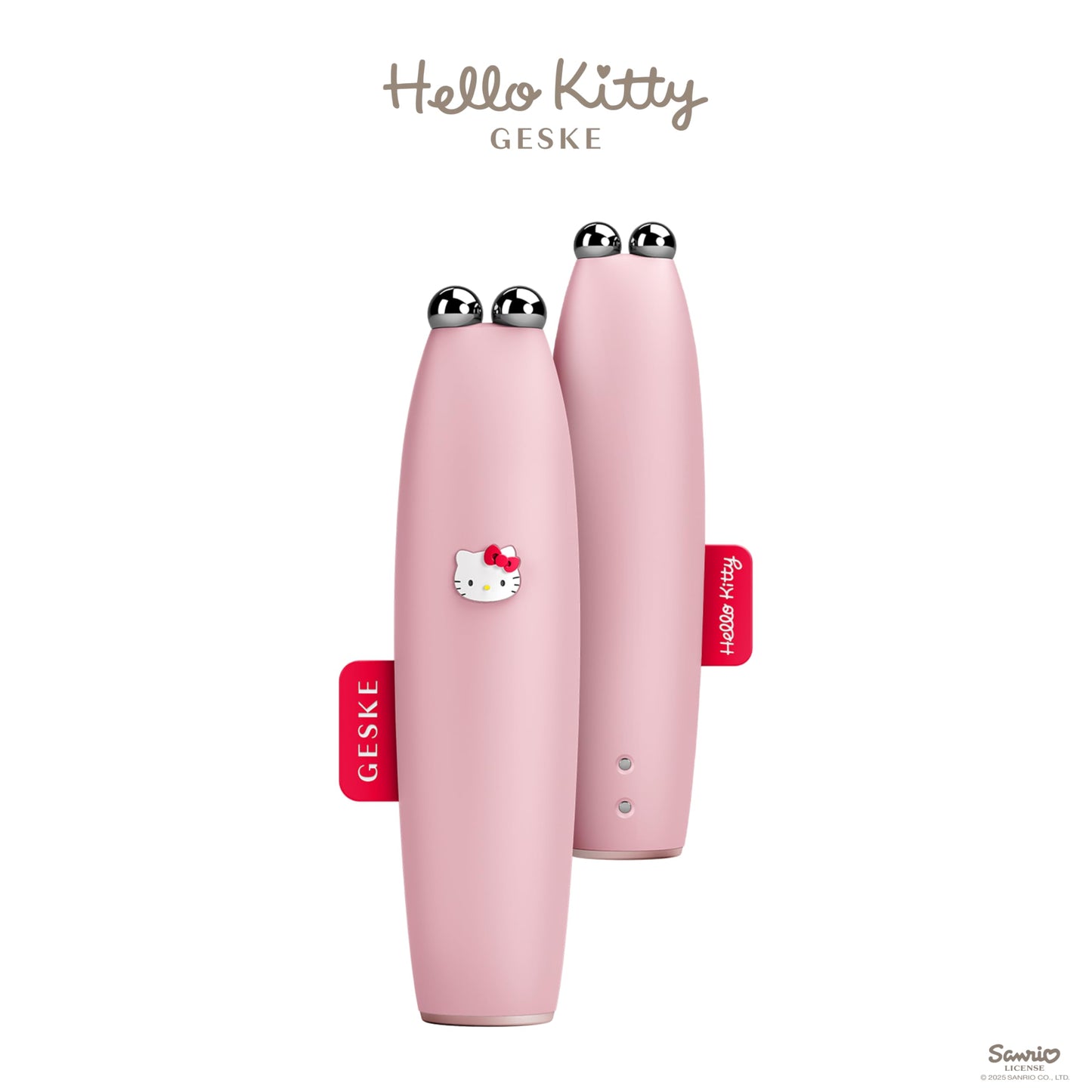 GESKE x Hello Kitty SmartAppGuided™ MicroCurrent Face-Lift Pen | 6 in 1 | Anti-aging device | Instant face lift | Skincare tool | Remove wrinkles for firm & youthful skin | Advanced facial firmer