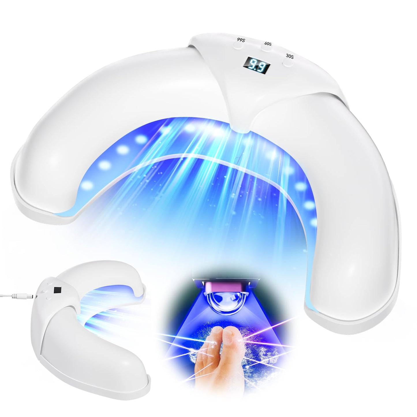 Nail Fungus Laser Device Antifungal Laser【SGS-Certified】 for Toenail Fungus Treatment【Clinically Proven 21Day Fast Repair】PainFree Device Professional Laser Nail Fungus Treatment for Toenail
