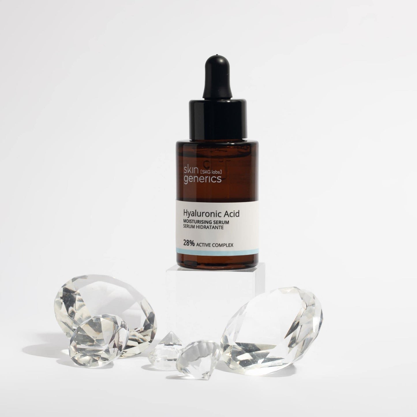 Skin Generics | Pure Organic Hyaluronic Acid Serum | 30ml | Moisturizing Concentrate that Regenerates and Increases Skin Elasticity | Paraben and Paraffin Free Facial Serum | 100% Vegan
