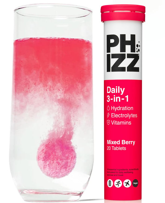 Phizz Electrolytes & Multivitamin Hydration Tablets – Mixed Berry | TRYTLION